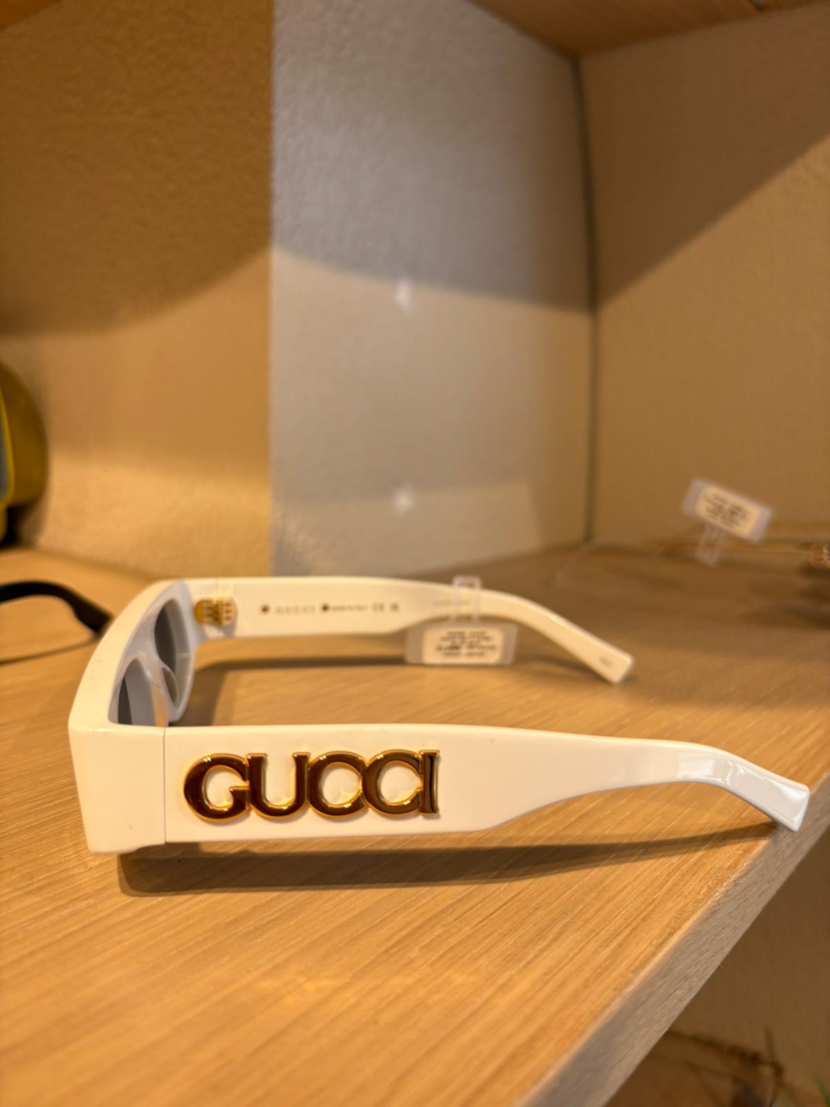 Kadın Beyaz Gucci Güneş Gözlüğü