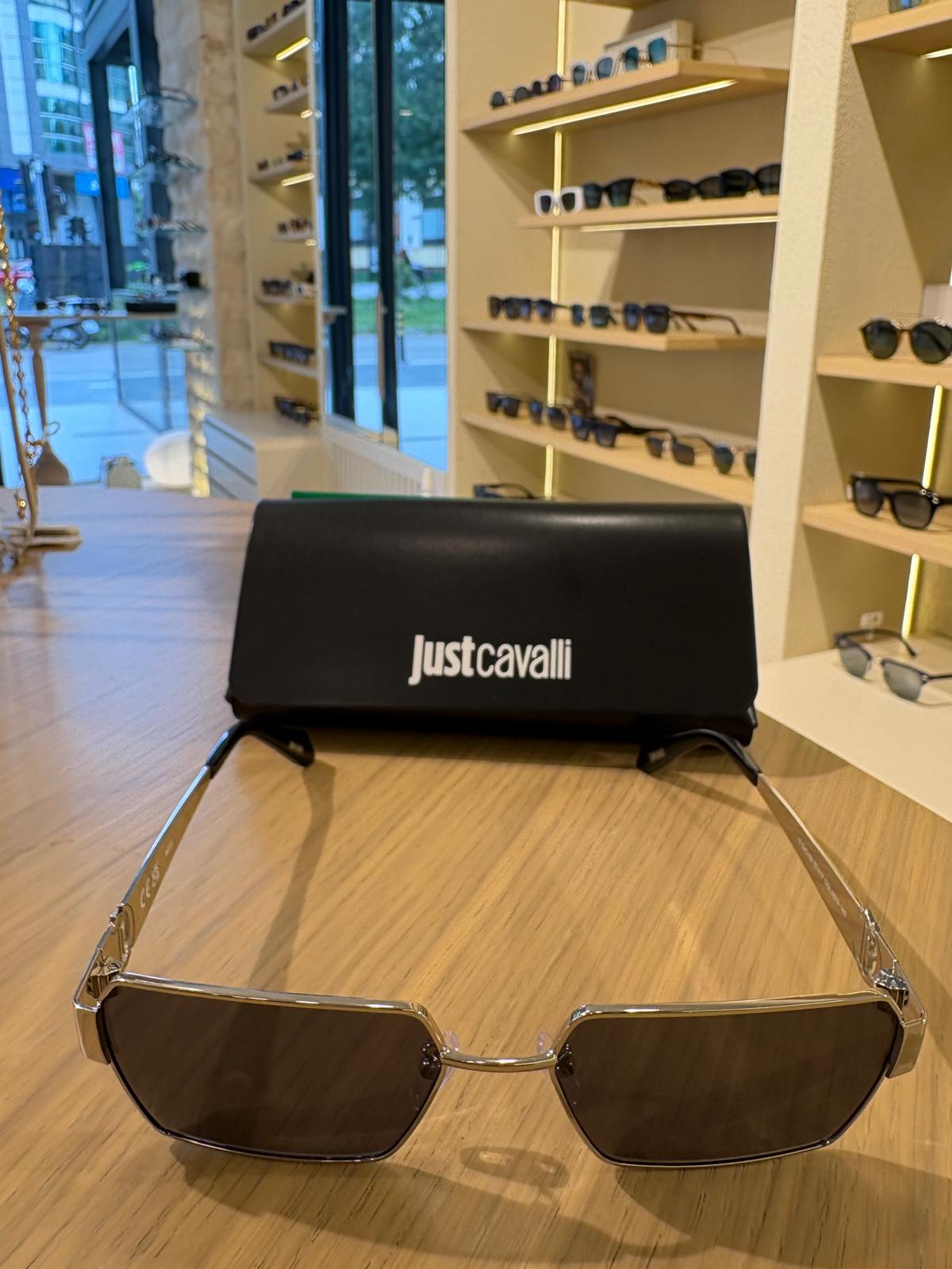 Just Cavalli SJC153 0579 – Metal Çerçeveli Dikdörtgen Güneş Gözlüğü