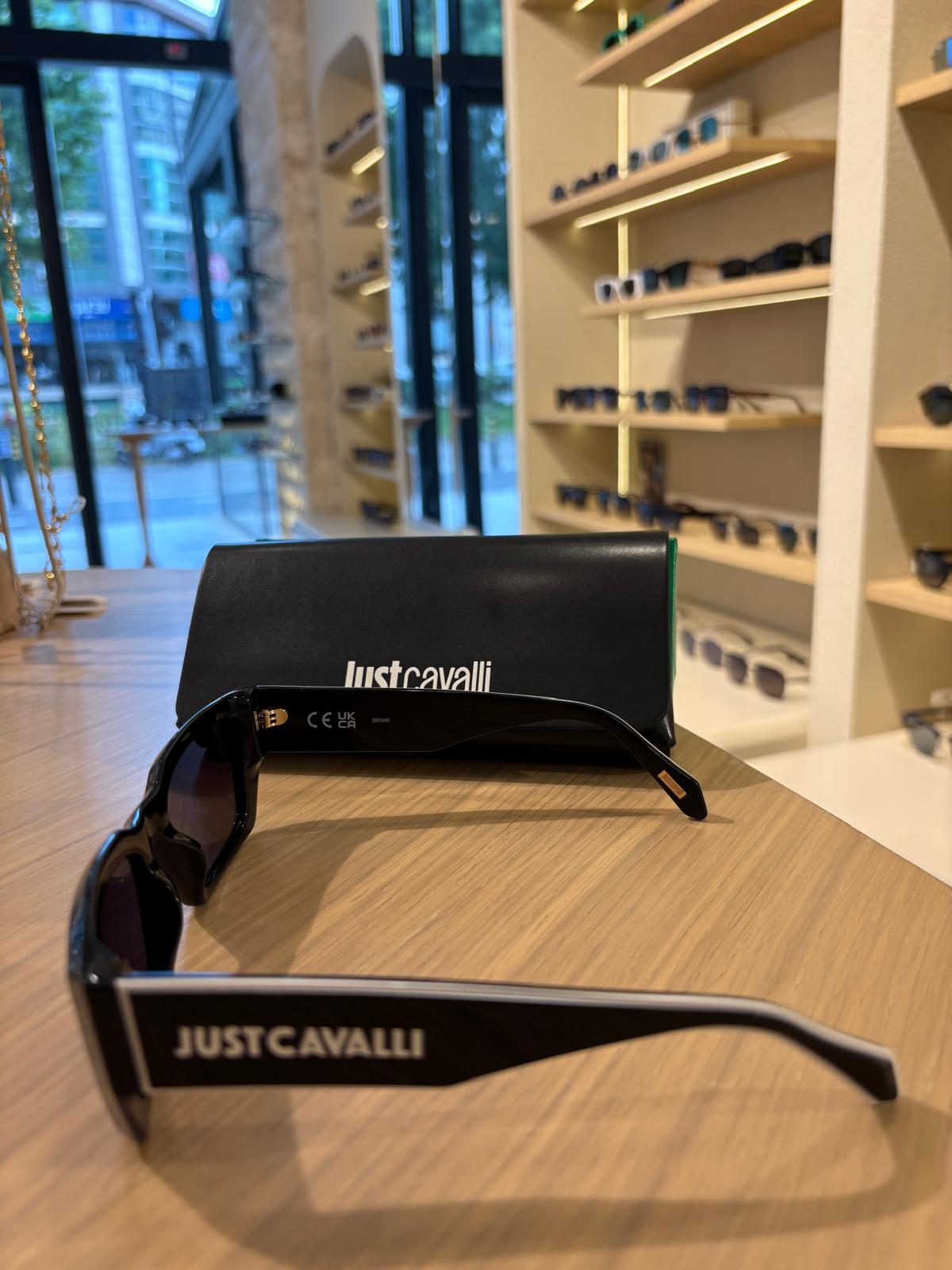 Just Cavalli SJC090V 700F – Siyah Uniseks Güneş Gözlüğü