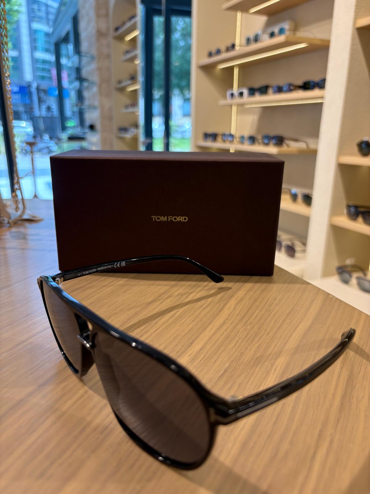 Tom Ford Bruce TF1026-N ECO 01D – Polarize Aviator Güneş Gözlüğü | Pelin Canlı Optik