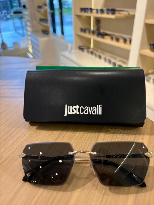 Just Cavalli SJC100 0300 – Geometrik Metal Güneş Gözlüğü